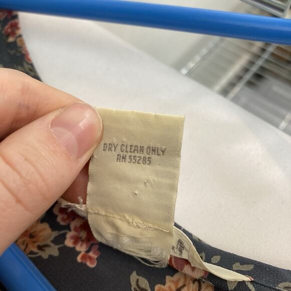 Vintage Compagnie Internationale EXPRESS Floral Maxi Dress Size 7/8 Y2K Retro - Picture 6 of 7